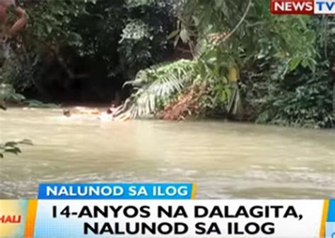 Dalagita binosohan habang naliligo .